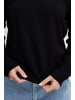 PULZ Jeans Strickpullover PZSARA ONeck Box Pullover - 50206085 in schwarz