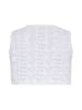 Swirly Damen Crop-Top in Weiss