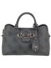 Guess Handtasche Janie Logo Girlfriend Satchel in Coal Logo