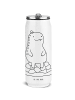Mr. & Mrs. Panda Trinkflasche Schildkröte Pause ohne Spruch in Weiß