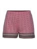 VIVANCE DREAMS Schlafshorts in pink gemustert