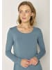 GreenBomb Longsleeve Basic in Schlammiges Blau