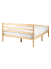 Beliani Doppelbett ECHALLON in Braun - (W) 147 x (H) 71 x (L) 208 cm
