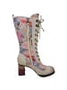 LAURA VITA Schnürstiefel  in Beige