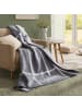 LOOKS by Wolfgang Joop Jacquard, Baumwollmischung Wohndecke 2er-Pack in grau