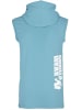 Gorilla Wear ärmelloses T-Shirt mit Kapuze - Oswego - Blue