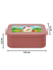 Mr. & Mrs. Panda Lunchbox Einhorn Vegan Design ohne Spruch in Rot Pastell