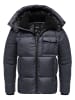 Humy Winterjacke mit Kapuze in Navy