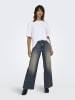 ONLY Jeans mit weitem Bein in Medium Blue Denim