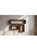 KADIMA DESIGN Design Wandregal 3er Set BOHA Massiv Holzregale in Massivholz