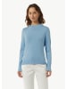 comma Strickpullover langarm in Blau