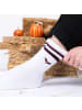 Occulto 3er Pack Halloween Motiv Tennissocken mit Streifen Casper in Halloween