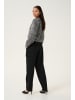 Kaffe Blazer KAminella Regular fit in Black & White boucle