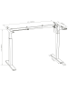 VCM  Schreibtisch verstellbar Lona 110x80 sw in Anthrazit