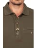 OS-Trachten Poloshirt 428007-2711 in taupe