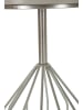 Mauro Ferretti Couchtisch aus silberfarbenem Metall, Ø 37,5 x 58 cm
