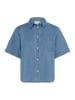 PART TWO Langarm - Hemd NiclaPW Lockere Passform in Medium Blue Denim