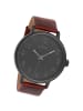 Oozoo Analog-Armbanduhr Oozoo Timepieces braun extra groß (ca. 48mm)