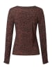 More & More stylishes, schmales Leoshirt in leo print