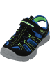 Skechers Sandaletten in black/blue & lime