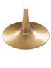 Beliani Esszimmertisch BOCA in Weiß/Gold - (W) 90 x (H) 74 x (L) 90 cm
