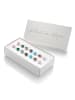 Himmelsflüsterer  Stern-Kristall-Ohrstecker-Set "7 Days" in Geschenkbox in Multicolor