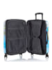 Heys Black Camo 4 Rollen Trolley M 66 cm mit Dehnfalte world map