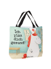 Mr. & Mrs. Panda Shopper Einhorn Krankenschwester Design mit Spruch in Weiß