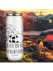 Mr. & Mrs. Panda Sport Trinkflasche Panda Freundschaft mit Spruch in Weiß