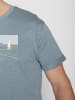 GreenBomb T-Shirt Nature Cliffsail in Grey Blue