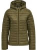 Hummel Jacke Hmlred Quilted Hood Jacket Woman in DARK OLIVE