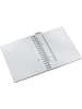 Leitz Collegeblock Wow A5 PP liniert holzfrei 80 Blatt schwarz