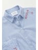 Oui Bluse in lt blue white