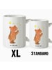 Mr. & Mrs. Panda Jumbo Tasse Verliebter Bär ohne Spruch in Weiß