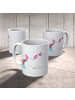 Mr. & Mrs. Panda Camping Tasse Einhorn Pupsen ohne Spruch in Weiß