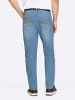 WITT WEIDEN 5-Pocket-Jeans in blue-bleached