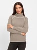 Heine Rollkragenpullover in taupe-champagner