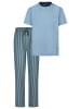 Ammann Schlafanzug Mix & Match in Copen blue