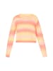 myMo Damen Sweater in Orange Mehrfarbig