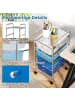 COSTWAY Rollcontainer in Blau