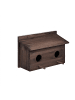 relaxdays Nistkasten in Braun - (B)35 x (H)22 x (T)18 cm
