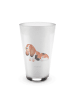 Mr. & Mrs. Panda Glas Hund Basset Hound ohne Spruch in Transparent