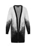 faina Damen Cardigan in Wollweiss Schwarz
