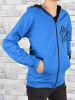 BEZLIT Sweatjacke in Blau - Schwarz