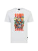 OLDSKULL T-Shirt Xtreme Sugar Skull Graphic in White
