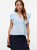 Vero Moda Top mit Schößchen in Ice Water
