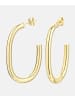Vanlere Creolen aus 375 Gelbgold