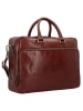 Leonhard Heyden Cambridge Aktentasche Leder 40 cm in rotbraun
