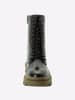 sheego Stiefelette in schwarz-khaki