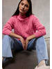 Street One Pullover in candy pink mel.